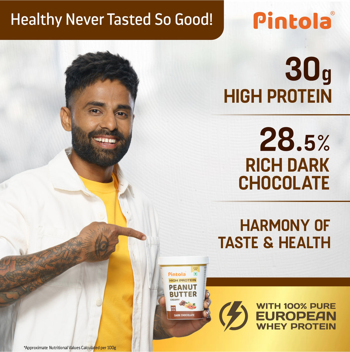 Crispy High Protein Dark Chocolate Peanut Butter