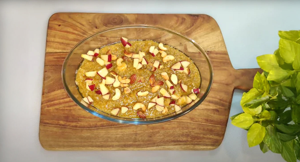 Oats Apple Halwa