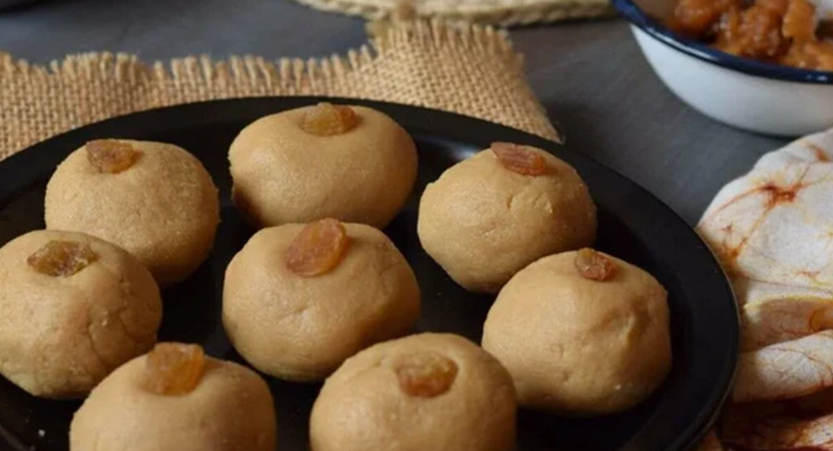 Peanut Butter Jaggery Sandesh