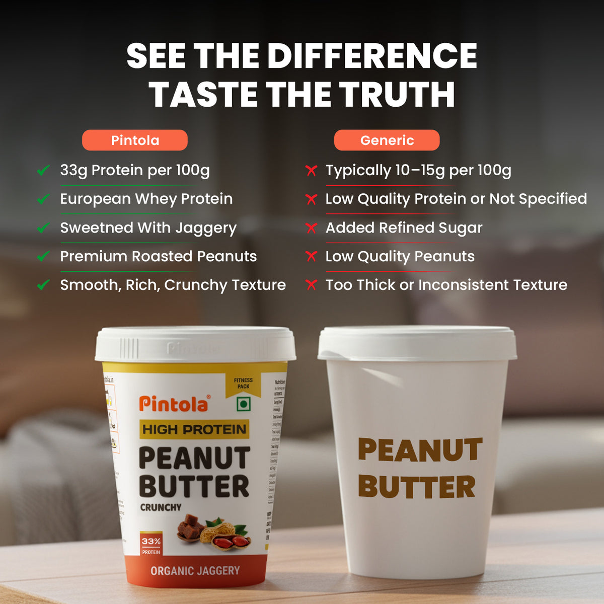 High Protein Organic Jaggery Peanut Butter