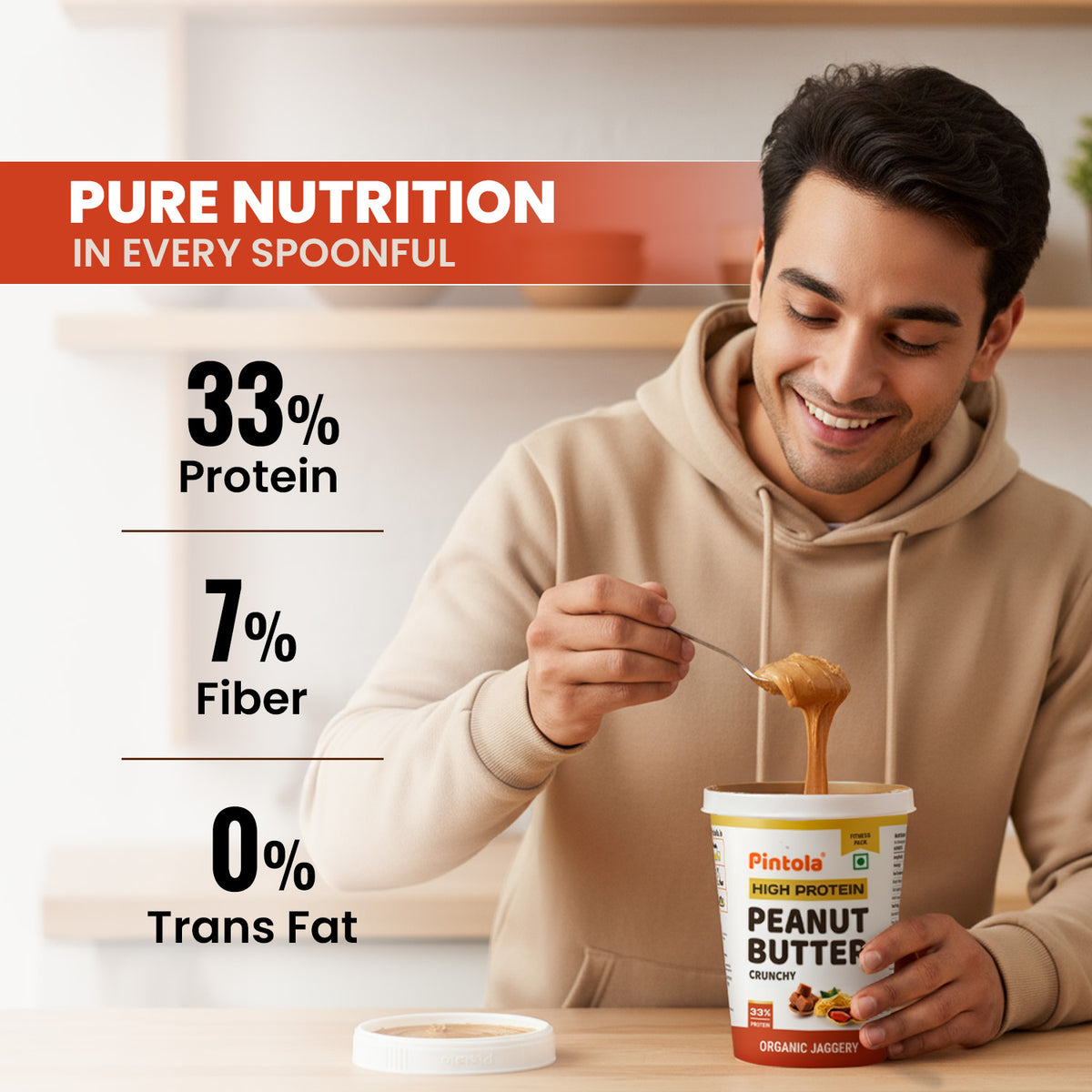 High Protein Organic Jaggery Peanut Butter