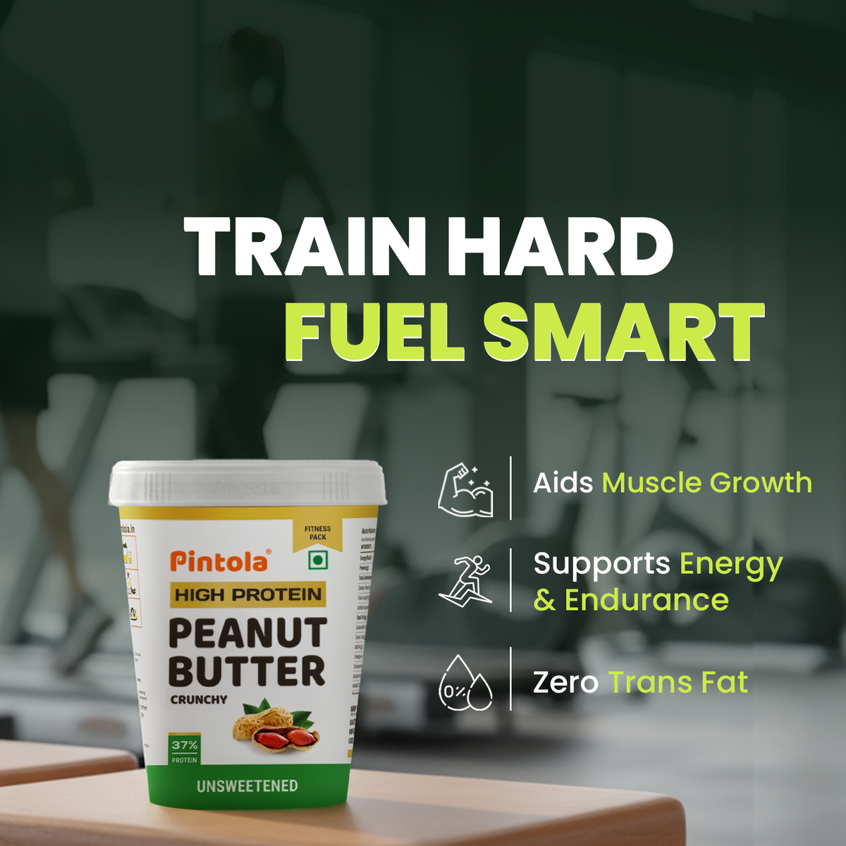 High Protein All Natural Unsweetened Peanut Butter