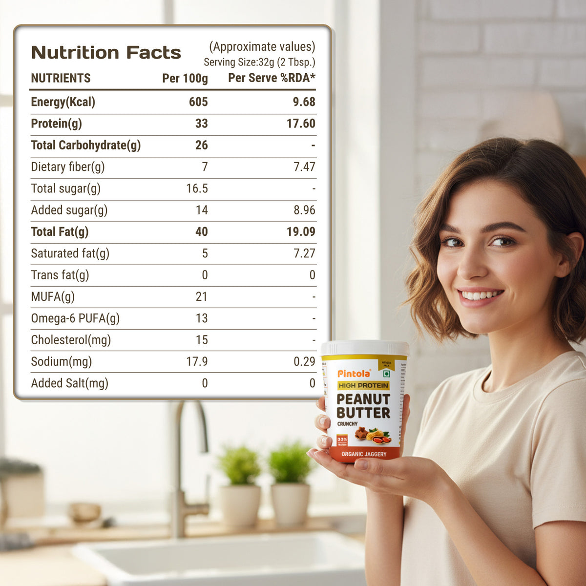 High Protein Organic Jaggery Peanut Butter