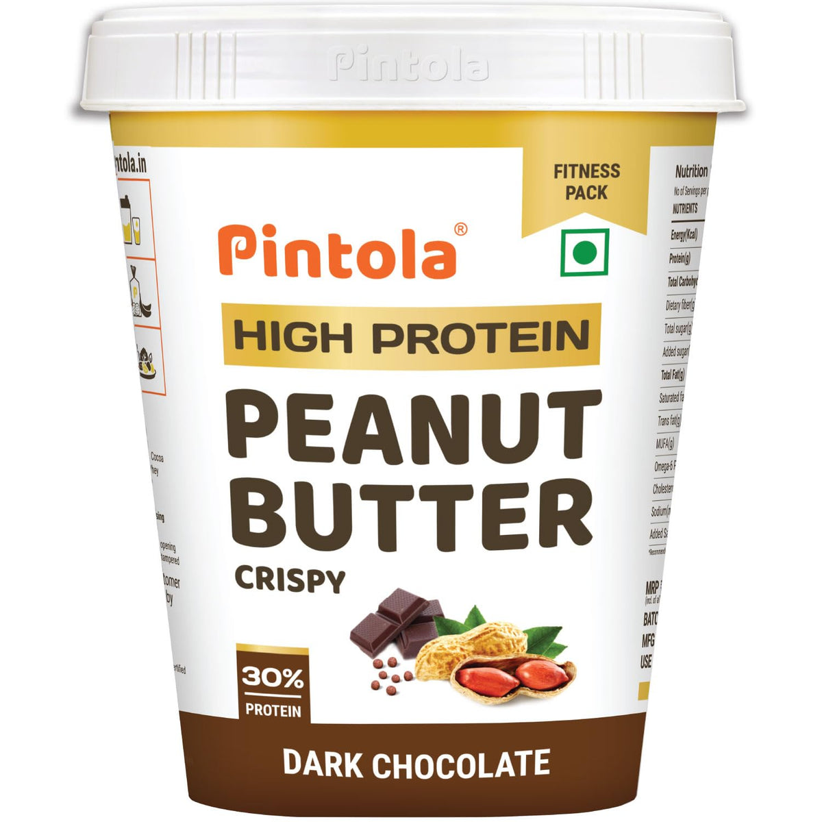 Crispy High Protein Dark Chocolate Peanut Butter
