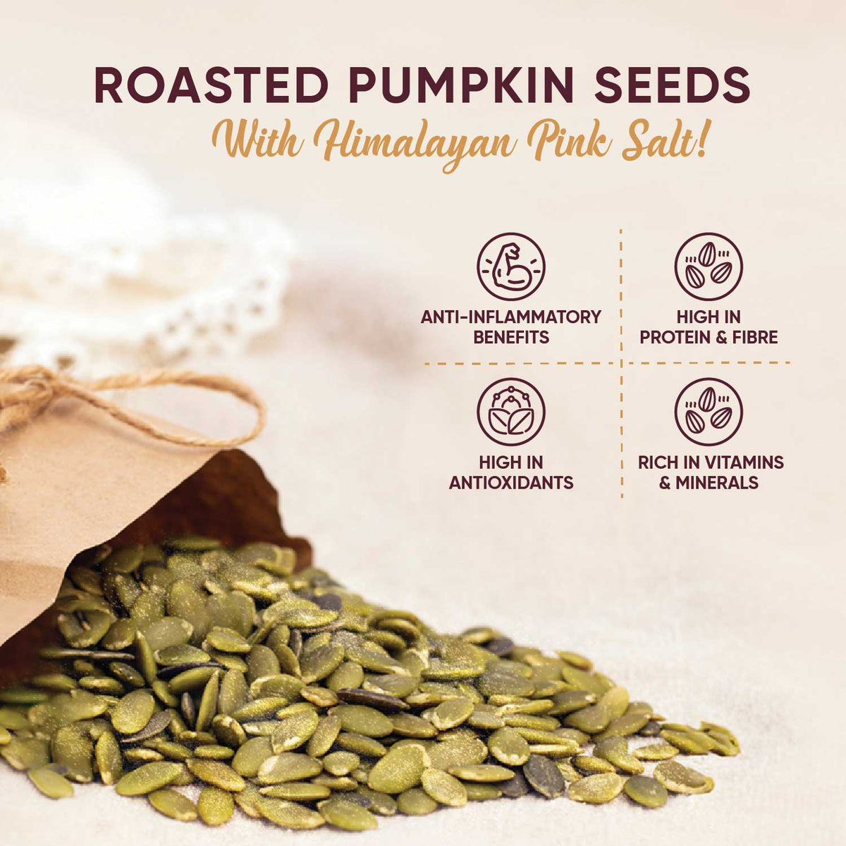 Roasted &amp; Salted Pumpkin Seeds