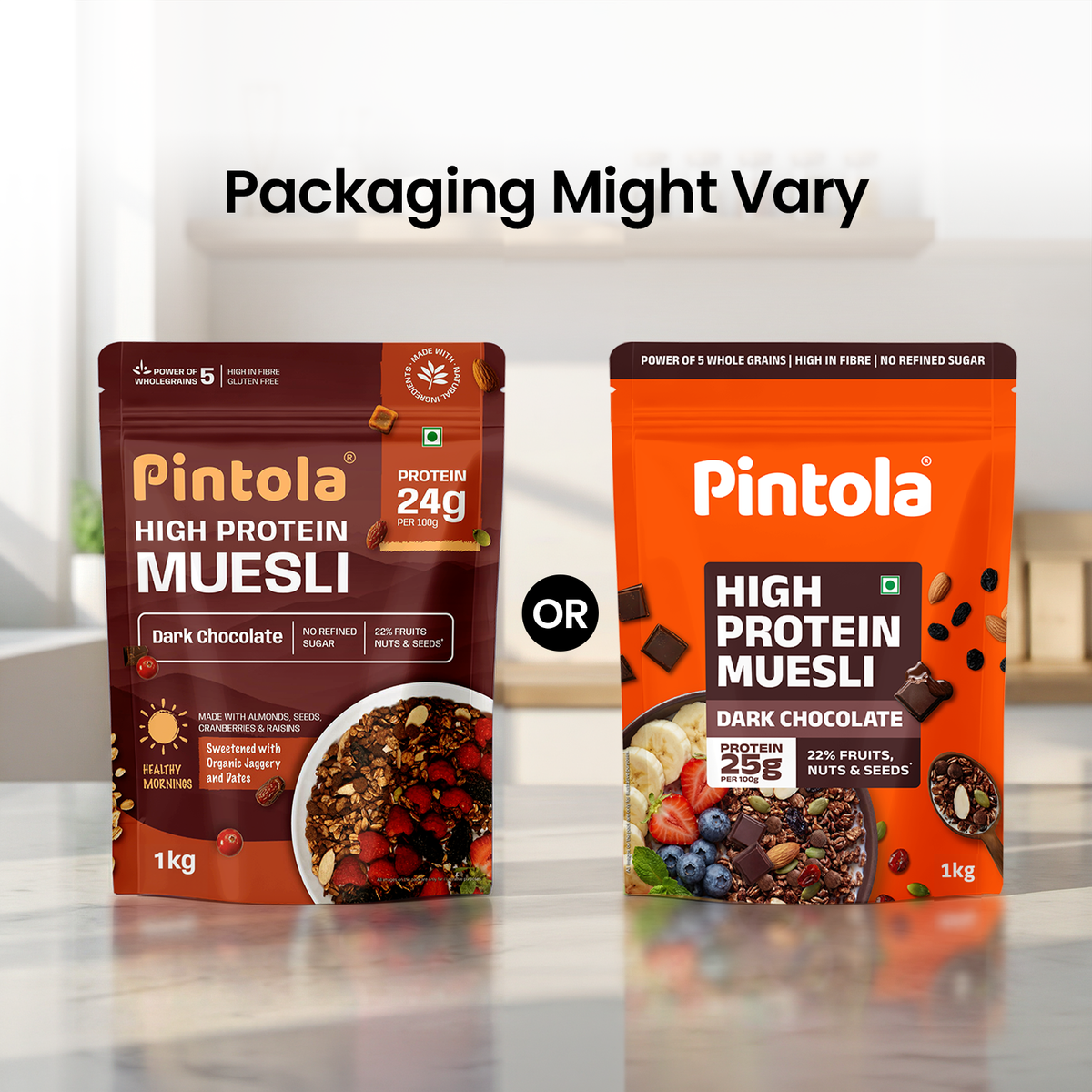 High Protein Dark Chocolate & Cranberry Muesli