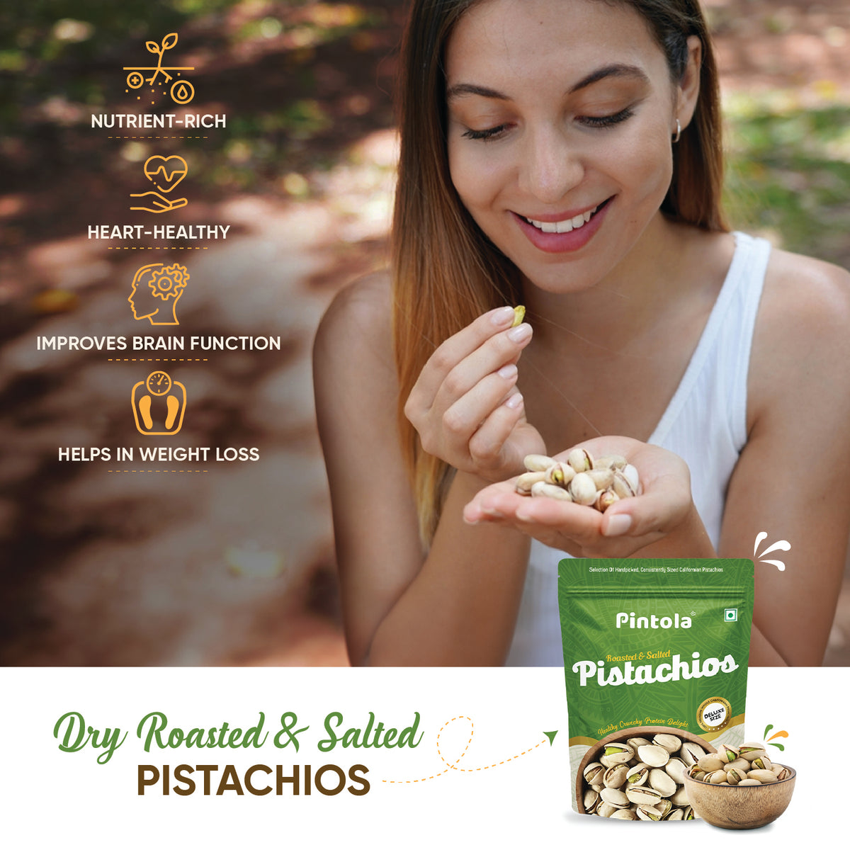 Premium Roasted &amp; Salted Pistachios