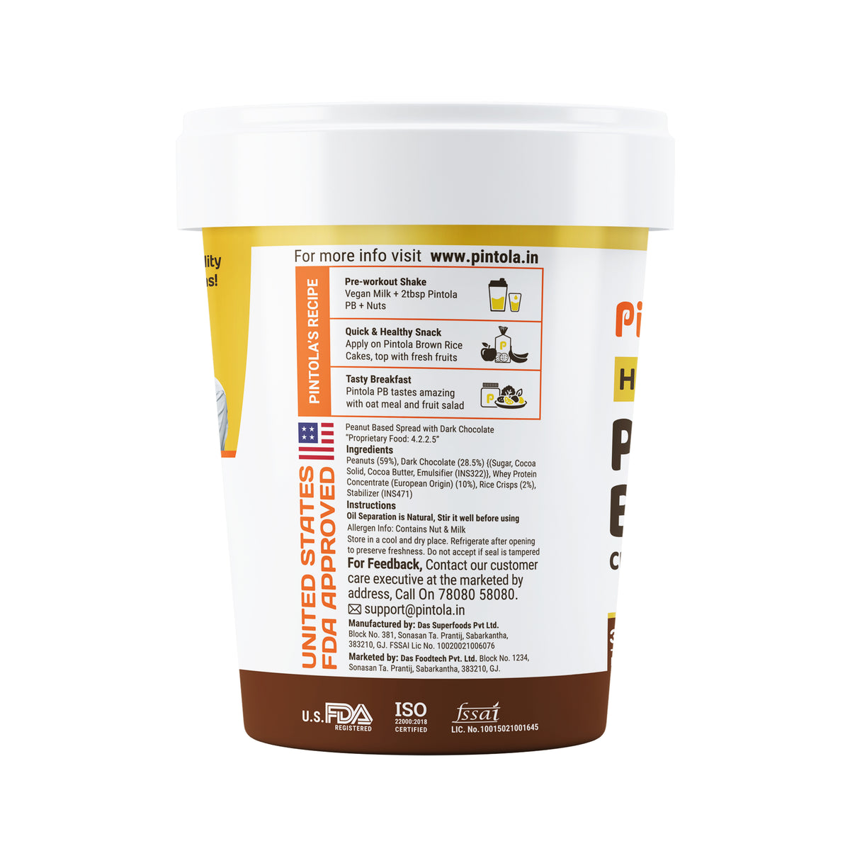 High Protein Dark Chocolate Peanut Butter