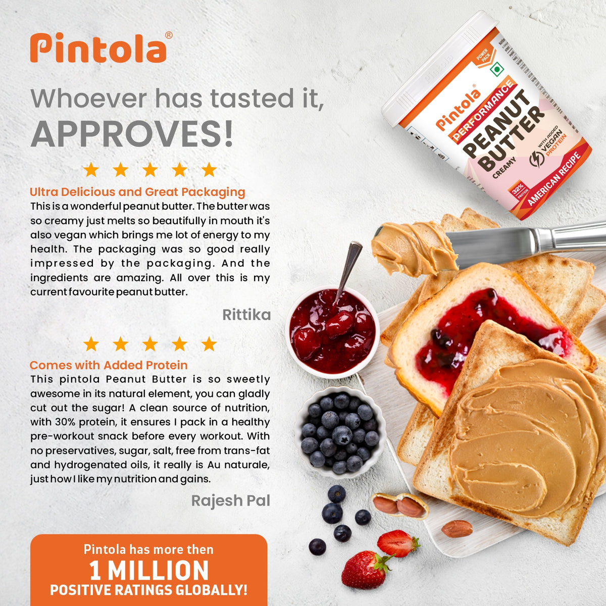 American Recipe Performance Series Peanut Butter | Vegan Protein | 32% Protein | High Protein &amp; Fiber
