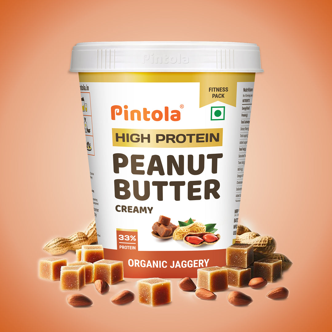 High Protein Peanut Butter with Organic Jaggery