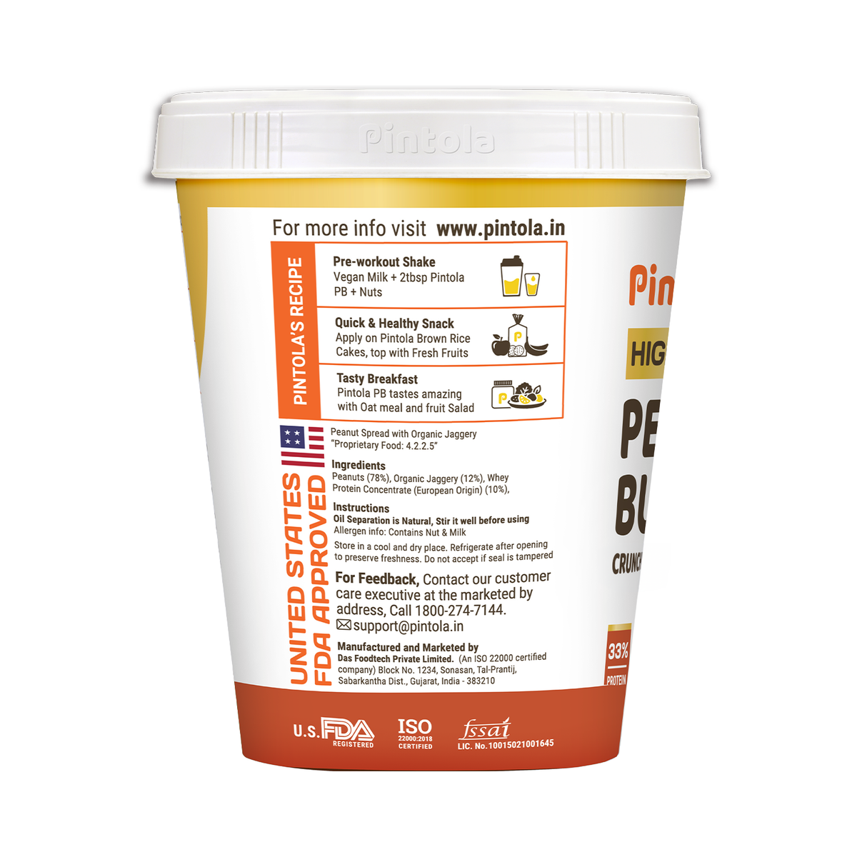 High Protein Organic Jaggery Peanut Butter